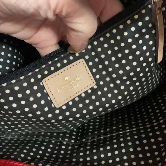 Kate Spade Kerryn Fulton Street Tote patent leather red wkru1704 - Picture 12 of 12